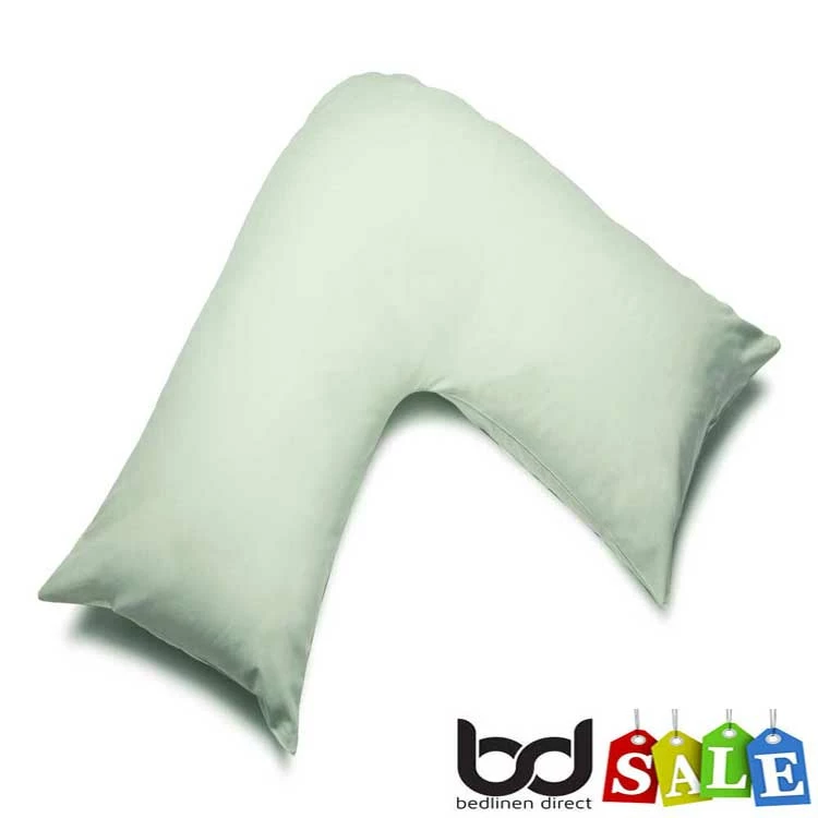 Apple Green 200 Count Polycotton Percale Bedding Apple Green 200 Count Polycotton Percale Bedding -Bed Linings Shop apple green 200 thread count polycotton percale v shape pillowcase