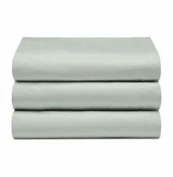 Polycotton Percale Flat Sheets -Bed Linings Shop apple green polycotton flat sheet