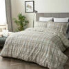 Check Cotton Rich Duvet Cover Sets -Bed Linings Shop belledorm check cotton rich duvet cover set