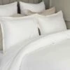 Savoy Oyster 2 Row Egyptian Cotton Duvet Set -Bed Linings Shop belledorm savoy oyster on white cotton duvet set