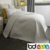 Stratford Cotton Bedspreads -Bed Linings Shop belledorm stratford grey bedspreads