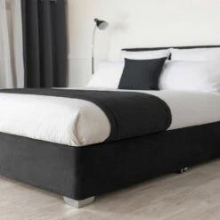 Extra Deep Divan Base Wraps -Bed Linings Shop black extra deep divan base wraps