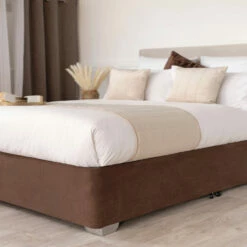 Extra Deep Divan Base Wraps -Bed Linings Shop chocolate extra deep divan base wraps