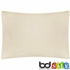 Best Seller -Bed Linings Shop cream 400 count egyptian cotton standard pillowcases