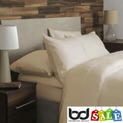Best Seller -Bed Linings Shop cream 4ft brushed cotton fitted sheets