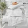 Luxury Cotton Towel Bales -Bed Linings Shop designport white 600 gsm cotton towel set