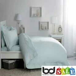 400 Thread Count Egyptian Cotton Duvet Cover Sets -Bed Linings Shop duckegg blue 400 thread count egyptian cotton duvet cover set
