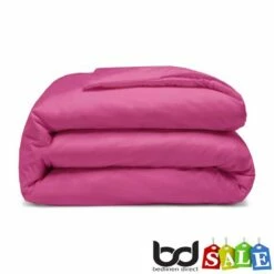 Polycotton Percale Duvet Covers -Bed Linings Shop fuschia pink polycotton percale duvet cover