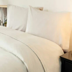 Brushed Cotton Flannelette Flat Sheets -Bed Linings Shop grey brushed cotton flat sheet