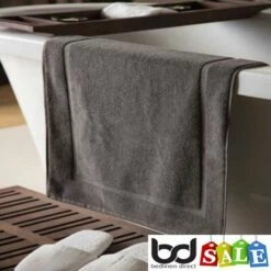 Cotton Bath Mats 5 Cotton Bath Mats -Bed Linings Shop hotel quality cotton bath mats in slate grey