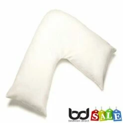 Ivory 200 Count Polycotton Percale Bedding -Bed Linings Shop ivory 200 count polycotton percale orthopaedic v shape pillowcase