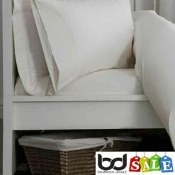 400 Thread Count Egyptian Cotton Pillowcases -Bed Linings Shop ivory 400 thread count egyptian cotton pillowcases