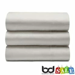 Bed Linings Shop -Bed Linings Shop ivory 500 thread count cotton rich flat sheets