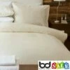 Ivory 540 Thread Count Satin Stripe Cotton Bedding -Bed Linings Shop ivory 540 thread count satin stripe cotton bedding