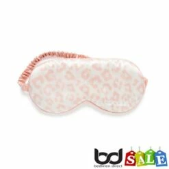 Mulberry Silk Eye Masks -Bed Linings Shop leopard pink silk eye masks