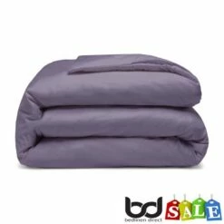 Mauve 200 Count Polycotton Percale Bedding