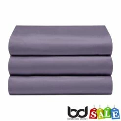 Mauve 200 Count Polycotton Percale Bedding -Bed Linings Shop mauve 200 thread count polycotton flat sheets
