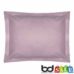 Misty Rose 200 Count Polycotton Percale Bedding -Bed Linings Shop misty rose 200 thread count polycotton percale oxford pillowcase