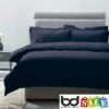 Navy Blue 200 Thread Count Egyptian Cotton Bedding 1 Navy Blue 200 Thread Count Egyptian Cotton Bedding -Bed Linings Shop navy blue 200 count egyptian cotton bedding