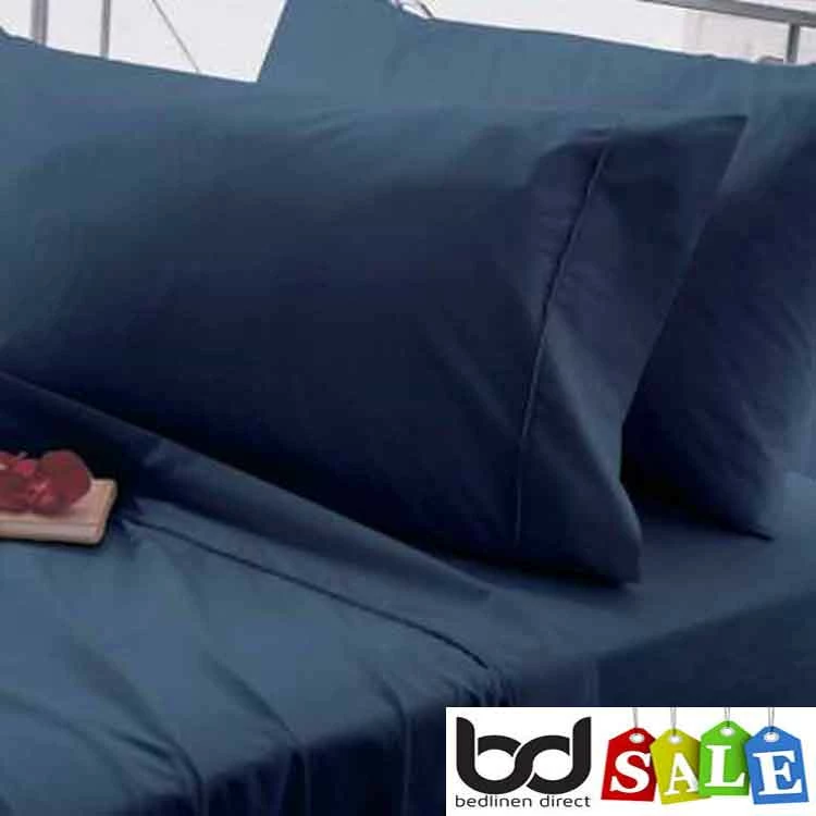 200 Thread Count Egyptian Cotton Pillowcases 200 Thread Count Egyptian Cotton Pillowcases -Bed Linings Shop navy blue 200 thread count egyptian cotton percale pillowcases