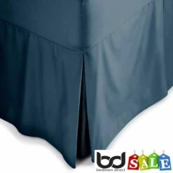 Polycotton Bed Valances 14 Polycotton Bed Valances -Bed Linings Shop nay blue polycotton percale valances