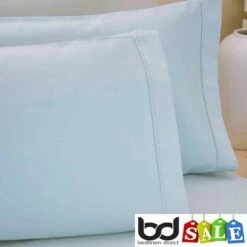 200 Thread Count Egyptian Cotton Pillowcases 8 200 Thread Count Egyptian Cotton Pillowcases -Bed Linings Shop ocean blue 200 thread count egyptian cotton percale pillowcases