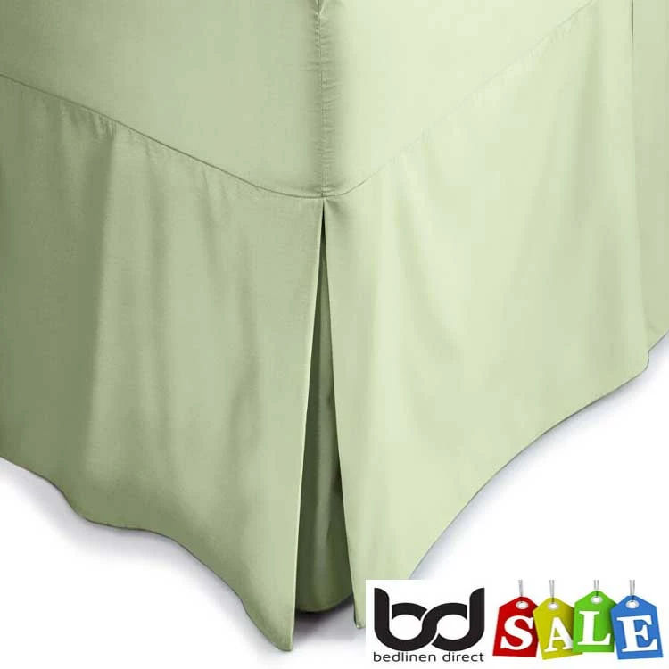 Polycotton Bed Valances Polycotton Bed Valances -Bed Linings Shop olive green polycotton percale valances