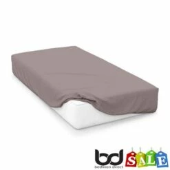 Best Seller -Bed Linings Shop pewter 400 count egyptian cotton fitted sheets