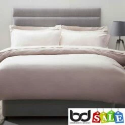 Powder Pink 200 Thread Count Egyptian Cotton Bedding