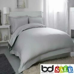 400 Thread Count Egyptian Cotton Duvet Covers -Bed Linings Shop platinum silver 400 thread count egyptian cotton pillowcases 1