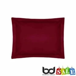 Red 200 Count Polycotton Percale Bedding -Bed Linings Shop red 200 thread count polycotton percale oxford pillowcase