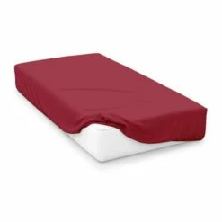 4FT Brushed Cotton Extra Deep Fitted Sheets -Bed Linings Shop red 4ft brushed cotton extra deep fitted sheets