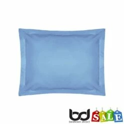 Sky Blue 200 Count Polycotton Percale Bedding -Bed Linings Shop sky blue 200 count polycotton percale oxford pillowcase