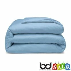 Polycotton Percale Duvet Covers -Bed Linings Shop sky blue polycotton percale duvet cover