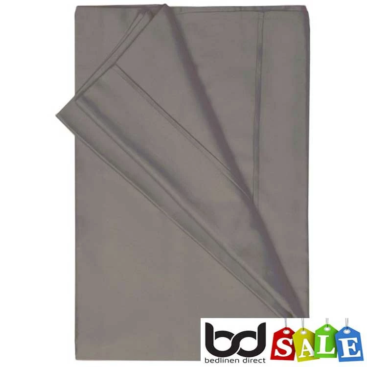 Slate 200 Thread Count Egyptian Cotton Bedding Slate 200 Thread Count Egyptian Cotton Bedding -Bed Linings Shop slate grey 200 count egyptian cotton flat sheets