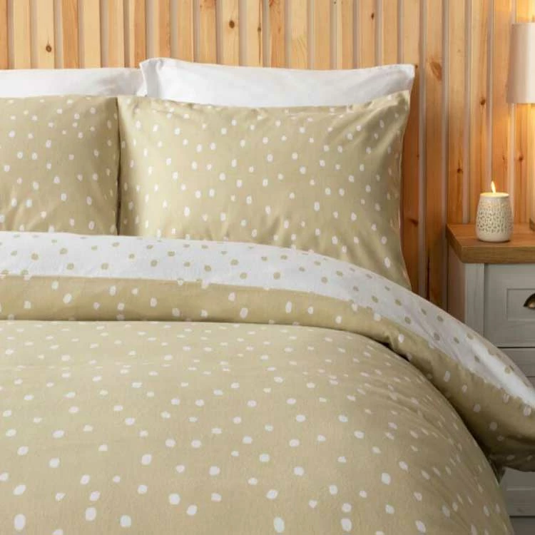 Snowfall Brushed Cotton Duvet Sets Snowfall Brushed Cotton Duvet Sets -Bed Linings Shop snowfall cream brushed cotton duvet cover sets