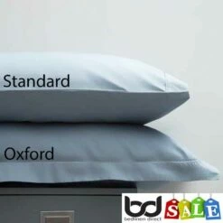 200 Thread Count Egyptian Cotton Pillowcases 3 200 Thread Count Egyptian Cotton Pillowcases -Bed Linings Shop storm blue 200 thread count egyptian cotton percale pillowcases