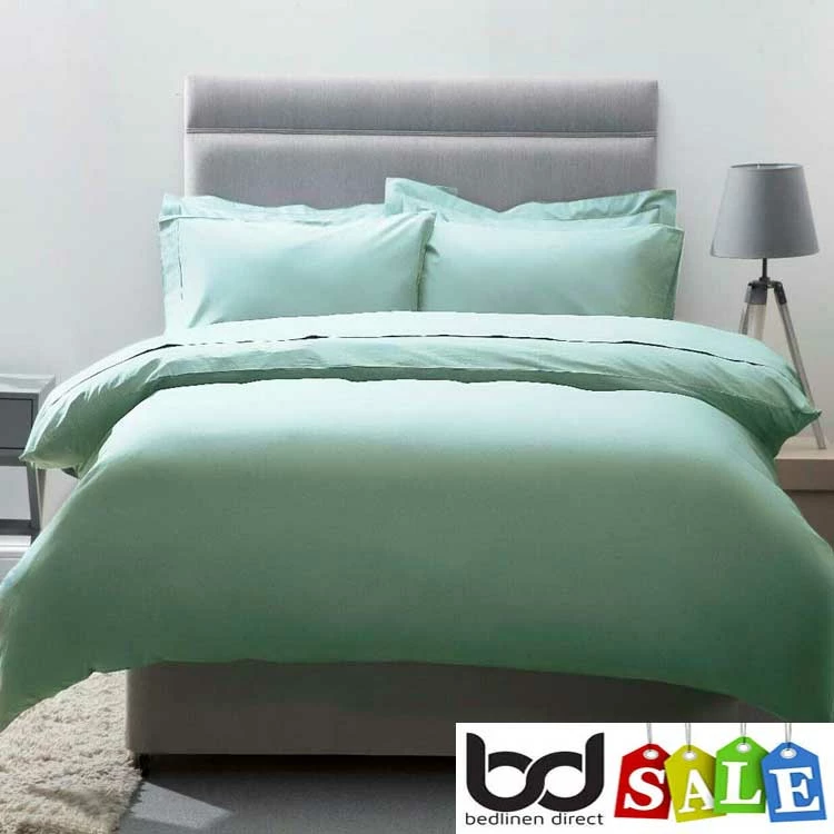 Thyme Green 200 Thread Count Egyptian Cotton Bedding Thyme Green 200 Thread Count Egyptian Cotton Bedding -Bed Linings Shop thyme green 200 count egyptian cotton duvet covers