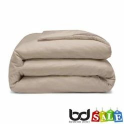 Polycotton Percale Duvet Covers -Bed Linings Shop walnut whip polycotton percale duvet cover