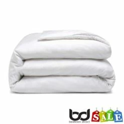 White 200 Count Polycotton Percale Bedding