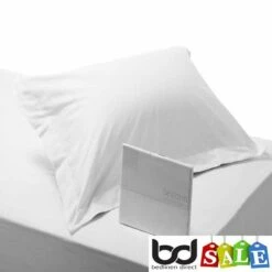 White 200 Count Polycotton Percale Bedding -Bed Linings Shop white 200 count polycotton percale oxford pillowcase