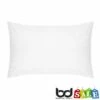 Housewife Polycotton Percale Pillowcase -Bed Linings Shop white 200 count polycotton percale standard pillowcase 01