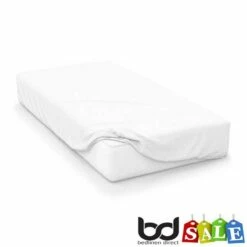 White 500 Thread Count Cotton Rich Bedding -Bed Linings Shop white 500 count cotton rich fitted sheets