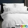 White 600 Thread Count Cotton Sateen Bedding -Bed Linings Shop white 600 thread count cotton bedding 01