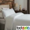Brushed Cotton Flannelette Pillowcase Pairs -Bed Linings Shop white brushed cotton bedding
