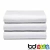 Polycotton Percale Flat Sheets -Bed Linings Shop white polycotton percale flat sheets